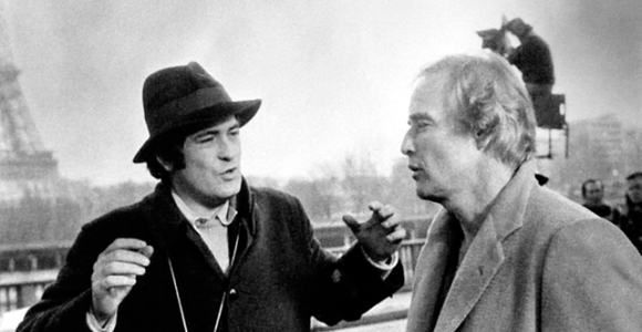 Bernardo Bertolucci e Marlon Brando